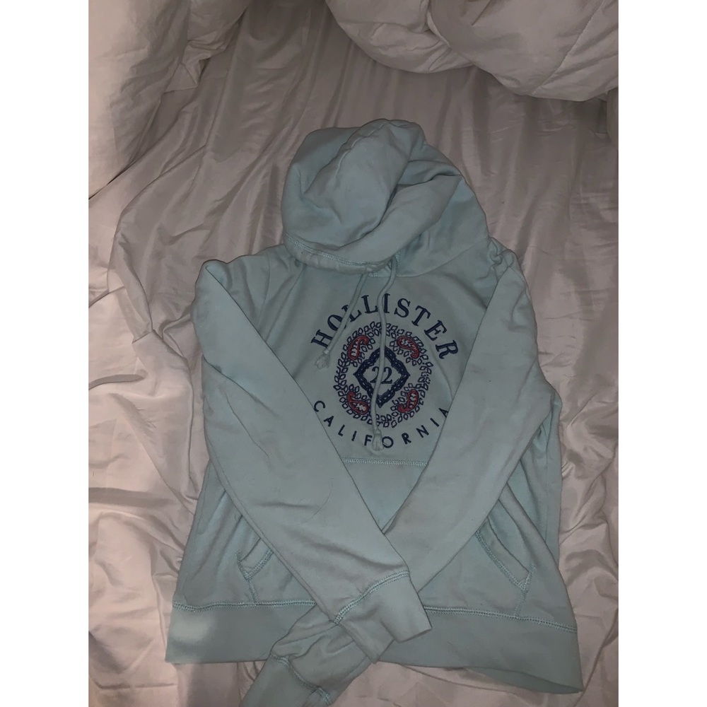Blue hollister hoodie